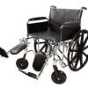 Bariatric wheelchair rental in Cancún with elevating leg rest